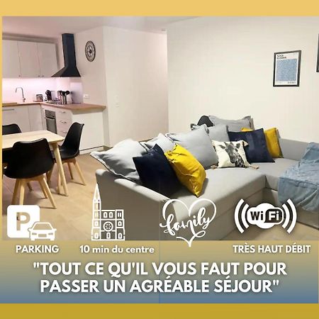 Grand Appart Neuf Lumineux, Parking Gratuit, 10 Min Centre Estrasburgo Exterior foto