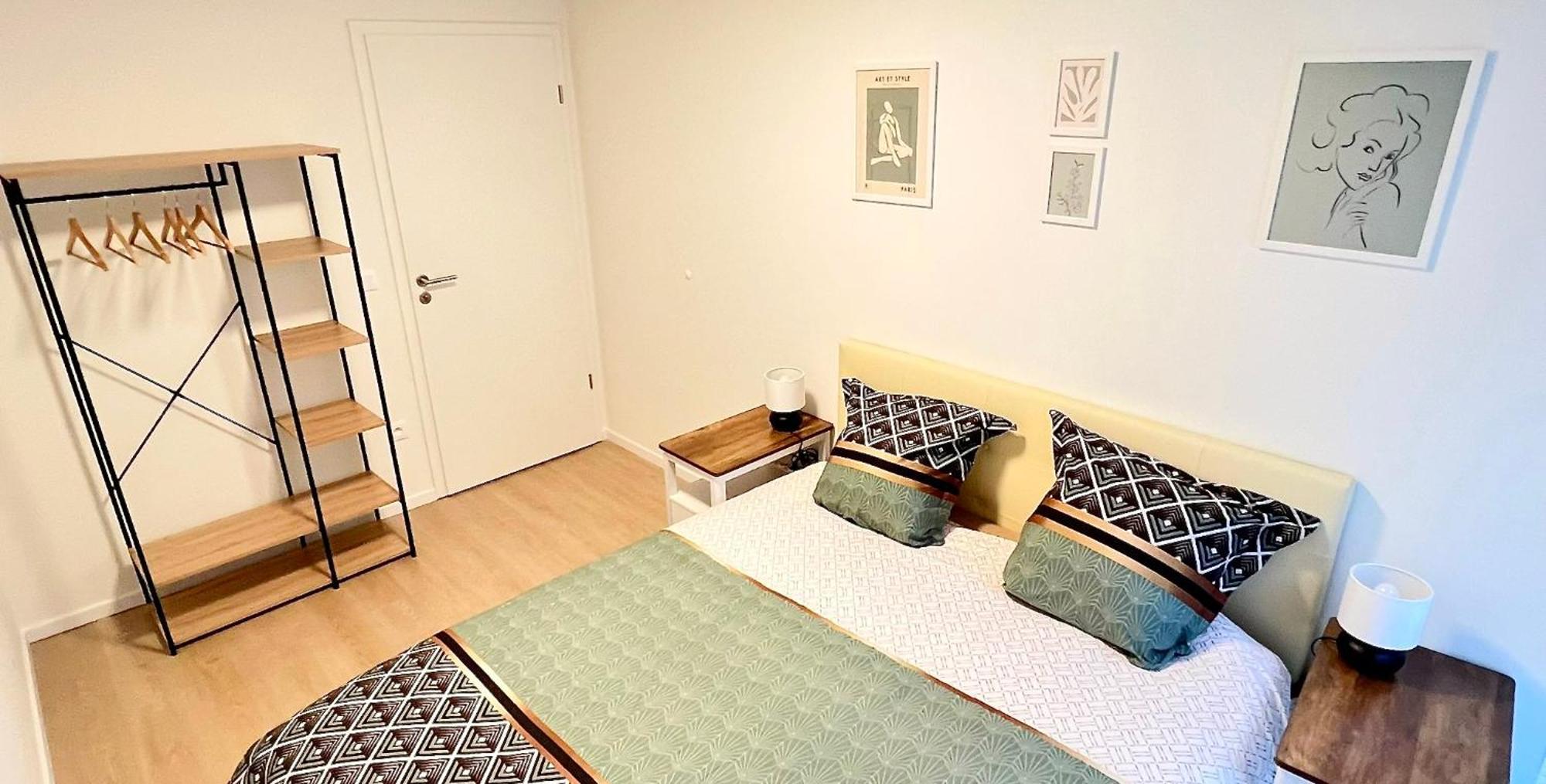 Grand Appart Neuf Lumineux, Parking Gratuit, 10 Min Centre Estrasburgo Exterior foto