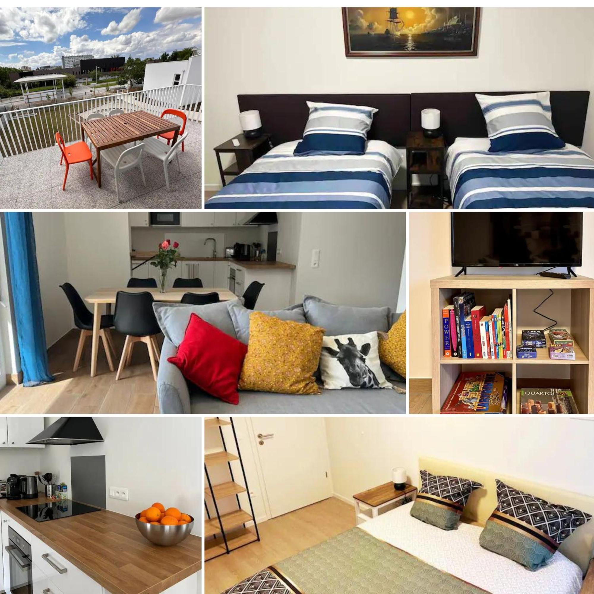 Grand Appart Neuf Lumineux, Parking Gratuit, 10 Min Centre Estrasburgo Exterior foto